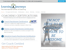 Tablet Screenshot of learningjourneys.net
